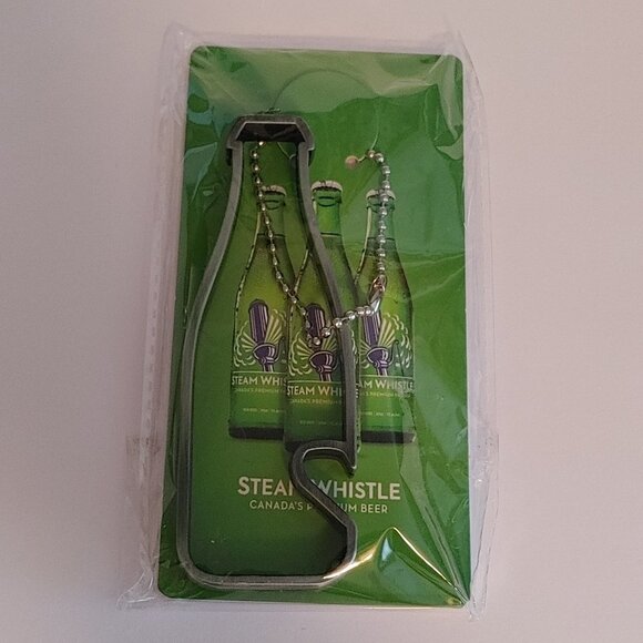 2021 Steam Whistle Bottle Opener Key Chain New in Package - Picture 1 of 4